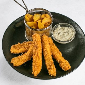Piščančji fingersi s prilogo