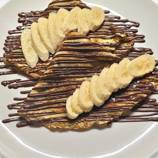 Palačinke nutella banana